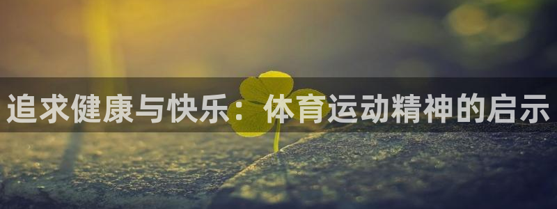 米兰体育官网下载：追求健康与快乐：体育运动精神的启示